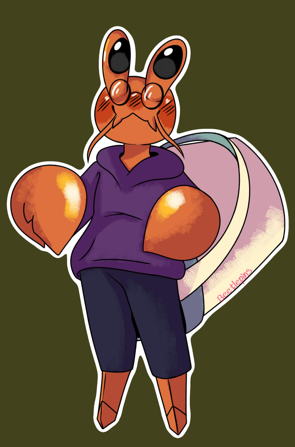 Hermit crab man chibi